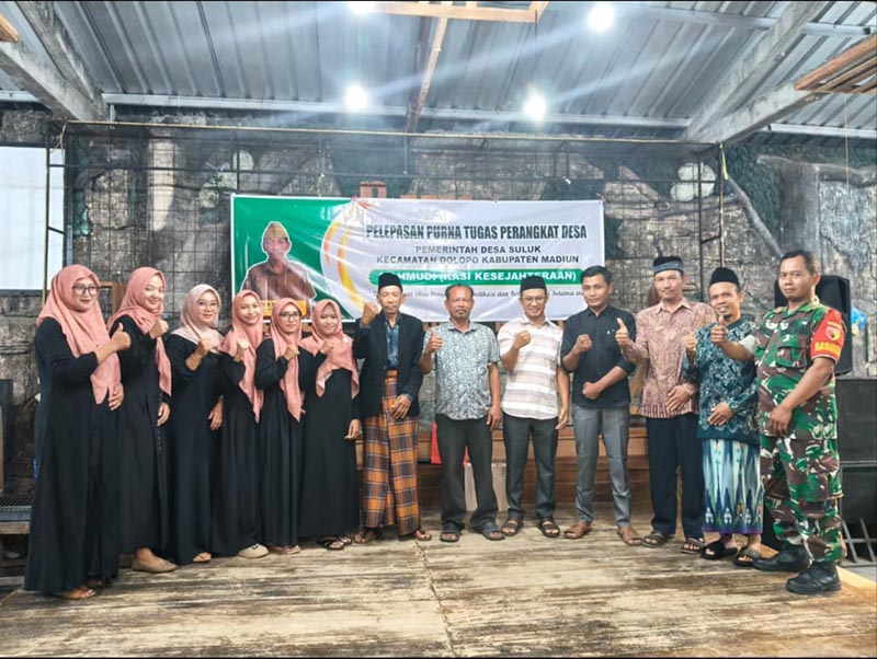 Pemerintah Desa Suluk Gelar Pelepasan Purna Tugas Mahmudi, Wujud Apresiasi Pengabdian